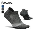 【ラスト1点】フィーチャーズ エリートライトクッションノーショータブ Feetures Elite Light Cushion No Show Tab 靴下 ア...