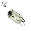リッジマウンテンギア サーモコンパス RIDGE MOUNTAIN GEAR 234430952 方位磁針 方位磁石 地図読み 読図 温度計 登山 ハイキング フェス おしゃれ キャンプ アウトドア