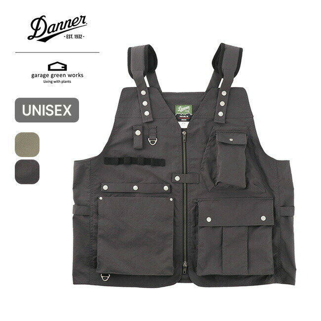 ダナー ガレージグリーンワークス ギアエプロン DANNER garage green works GEAR APRON ユニセックス メンズ レディース GRG232014 エプロン ウェア ユニフォーム トップス キャンプ アウトド…