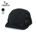 マイルストーン オリジナルキャップ MSC-018 MILESTONE original cap メンズ レディース ユニセックス 帽子 キャップ メッシュ 浅...