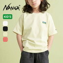 【SALE Max35%OFF】【ラスト1点】ナンガ エコハイブリッドミニボックスロゴTEE【キッズ】 NANGA NW2411-1S701-A トップス カッ...