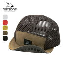 マイルストーン オリジナルキャップ MSC-013 MILESTONE original cap 帽子 キャップ 紫外線対策 日よけ 日除け 登山 トレイルラン...