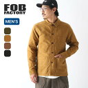 エフオービーファクトリー フレンチモールスキンジャケット FOB FACTORY FRENCH MOLESKIN JKT メンズ F2373 ジャケット カバーオール アウター トップス おしゃれ キャンプ アウトドア