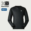【SALE 10%OFF】【ラスト1点】カリマー マウンテンクルー KARRIMOR mountain crew メンズ 101552 Tシャツ 保温 ロングTシャツ 長袖 フェス おしゃれ キャンプ アウトドア