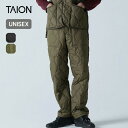 【SALE 10%OFF】【ラスト1点】タイオン レギュラーミリタリーダウンパンツ ユニセックス TAION MILITARY DOWN PANTS メンズ ウ...