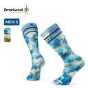 【SALE Max40%OFF】スマートウール スキー フルクッション グルーヴィー タイダイプリント Smartwool メンズ SW71776 靴下 くつ下...