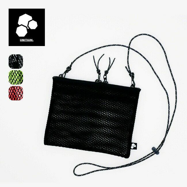 ユニチウム 2Rサコッシュ UNITIUM. メッシュバッグ ショルダーバッグ サコッシュ おしゃれ キャンプ アウトドア