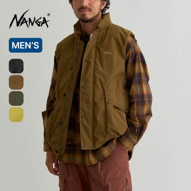 【SALE Max30%OFF】【ラスト1点】ナンガ ヒノックダウンベスト NANGA HINOC DOWN VEST ND2441-1N203-A メンズ アウター トップス ベスト インナーベスト ダウンベスト 難燃 焚き火 おしゃれ キャンプ アウトドア