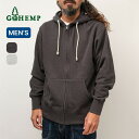 ゴーヘンプ ヘンプジップアップフーディ GOHEMP HEMP ZIP UP HOODY メンズ GHC4466BS25 ユニセックス メンズ レディース トップス パーカー アウター 羽織り ジップアップ フーディー フェス おしゃれ キャンプ アウトドア