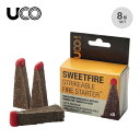 ユーコ スイートファイヤー ストライカブル 8本入 UCO 27180 着火剤 火起こし 焚き火 バーベキュー BBQ 薪ストーブ 持続可能 バイオ燃料 サステ...