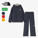 【SALE 15%OFF】ザ・ノース・フェイス ノースフェイス レインテックスユリイカ【キッズ】 THE NORTH FACE RAINTEX EUREKA ジュニア 子供 NPJ12512 ジャケット ロングパンツ 上下セット セットアップ 防水透湿 レインコート キャンプ アウトドア
