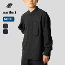 ナリフリ シアサッカーギンガムシャツ narifuri メンズ NF4054 長袖シャツ 長袖 ロングスリーブ カットソー トップス おしゃれ サイクリング 自...