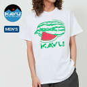 【SALE 20%OFF】カブー ウォーターメロンTee KAVU 19822254 メンズ 半袖 Tシャツ ティシャツ カットソー トップス おしゃれ キャンプ アウトドア