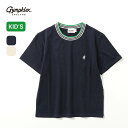 ジムフレックス クルーネックニットラインTシャツ【キッズ】 Gymphlex KIDS CREW NECK KNIT-LINE T-SHIRT #GY-C0459 CCB トップス カットソー Tシャツ 半袖 子供 おしゃれ キャンプ アウトドア(4)