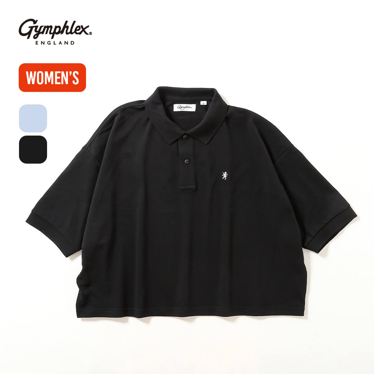 ジムフレックス ポロカラードルマンスリーブP.O.【ウィメンズ】 Gymphlex POLO COLLAR DOLMAN SLEEVE P.O. レディース #GY-C0447 QSK トップス プルオーバー ポロシャツ ドルマンスリーブ Aライン おしゃれ キャンプ アウトドア