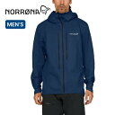 ノローナ フォルケティン ドライ1ジャケット メンズ NORRONA falketind dri1 Jacket Men's フード 春∼秋 防水 レインウェア 登山 トレッキング キャンプ アウトドア