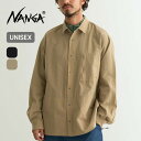 ナンガ ドットエア コンフィーL/Sシャツ NANGA NW2411-1E905 メンズ レディース ユニセックス トップス シャツ 長袖 カラーシャツ カジュアルシャツ おしゃれ キャンプ アウトドア