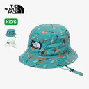 ザ・ノース・フェイス ノースフェイス ノベルティキャンプサイドハット【キッズ】 THE NORTH FACE K NV CAMP SIDE HAT NNJ02525 帽子 ハット 撥水 子供 ジュニア 外遊び 日除け トラベル 旅行 おしゃれ キャンプ アウトドア