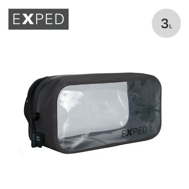エクスペド オーガナイザーキューブクリア3 EXPED Organizer Cube Clear 397526 ポーチ ジップポーチ ..