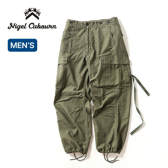ナイジェルケーボン アーミーカーゴパンツ[クラシック] NIGEL CABOURN ARMY CARGO PANT メンズ 8052-00-50012-191 ボトムス ロングパンツ 米軍 ビンテージ おしゃれ キャンプ アウトドア