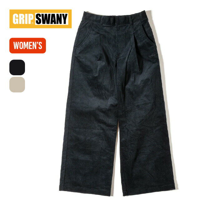 グリップスワニー コーデュロイストレッチワイドパンツ【ウィメンズ】 GRIP SWANY CORDUROY STRETCH WI..
