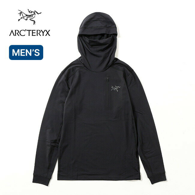 アークテリクス ロー LTフーディ メンズ ARC'TERYX Rho LT Hoody Tシャツ ティシャツ 長袖 ロングスリーブ ロンT カットソー フード トップス arcteryx おしゃれ キャンプ アウトドア