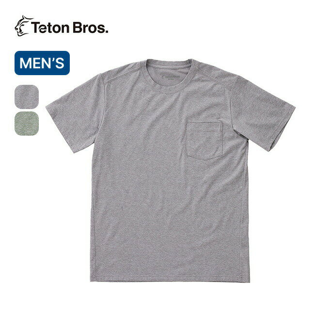 ティートンブロス ベイパーポケットTee Teton Bros. Vapor Pocket Tee メンズ Tシャツ 半袖 ショートス..