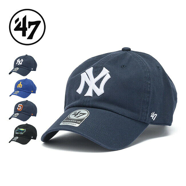 Rakuten - フォーティセブン 47クリーンナップ MLB クーパーズタウン 47 CLEAN UP MLB COOPERSTOWN メンズ レディース ユニセックス 14920496 14920497 14920498 14920499 帽子 ベースボールキャップ 野球帽 復刻 旧ロゴ 旅行 トラベル コットン 綿 キャンプ アウトドア