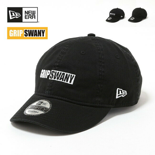 Rakuten - グリップスワニー×ニューエラ 9THIRTY ボックスロゴ GRIP SWANY×NEW ERA ユニセックス メンズ レディース コラボ 帽子 キャップ 日除け キャンプ アウトドア