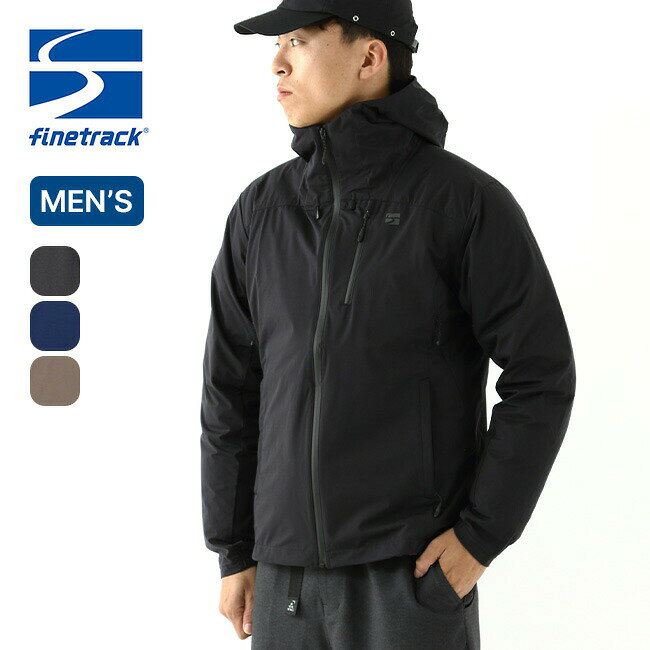 Rakuten - ファイントラック フロウラップフーディ メンズ finetrack FAM0912 シェルジャケット フードジャケット ミッドシェル アウター 防風 撥水 登山 おしゃれ キャンプ アウトドア
