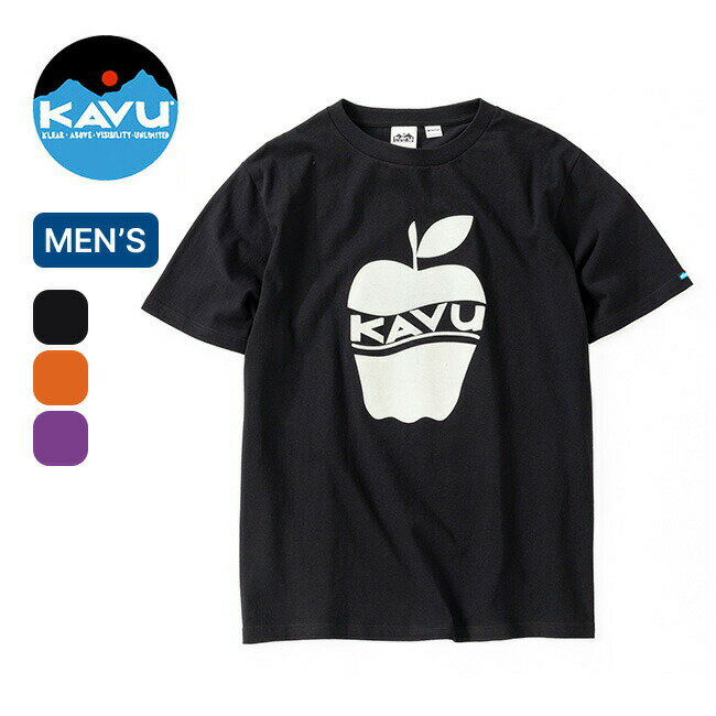Rakuten - カブー アップルTee KAVU Apple Tee メンズ 19821824 Tシャツ トップス ショートスリーブ 半袖 おしゃれ キャンプ アウトドア