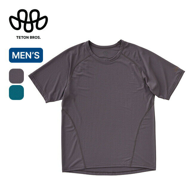 Rakuten - ティートンブロス PPP S/S メンズ Teton Bros. TB261-32 トップス Tシャツ ティシャツ 半袖 ランニング ジョギング トレーニング ストレッチ ジム 撥水 速乾 吸汗 キャンプ アウトドア