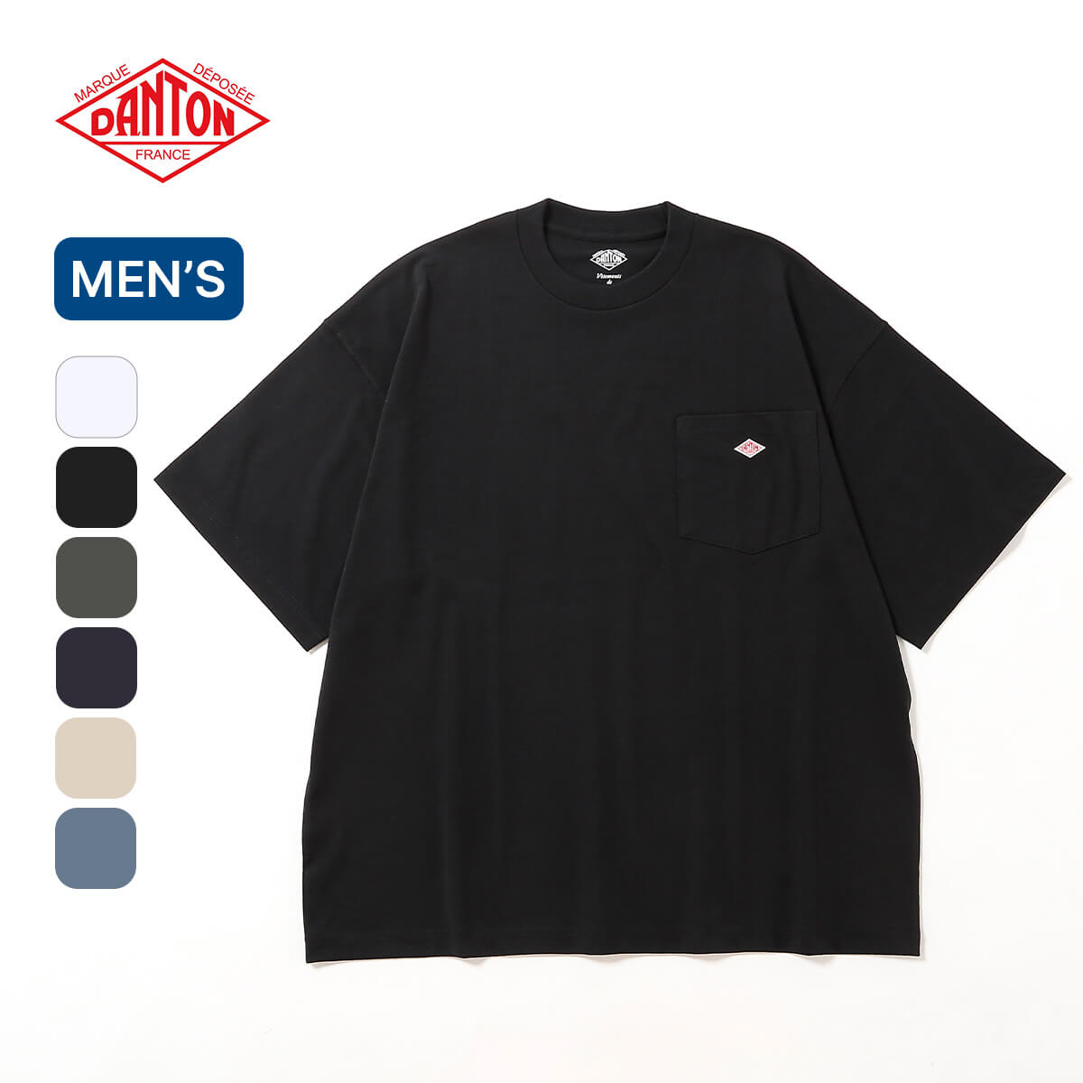 乐天商城 - 【正規取扱店】 ダントン ビッグTシャツ T/Cオープンエンドジャージ DANTON BIG T-SHIRT メンズ #DT-C0402 TCB オーバーサイズ Tシャツ ティシャツ 半袖 カットソー トップス おしゃれ キャンプ アウトドア