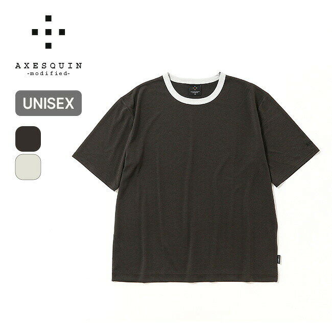 アクシーズクインモディファイド QDトリムTEE AXESQUIN modified メンズ レディース ユニセックス 321133 トップス Tシャツ カットソー 半袖 おしゃれ キャンプ アウトドア