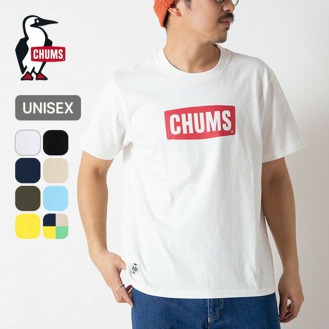 乐天商城 - チャムス チャムスロゴTシャツ CHUMS Logo T-Shirt メンズ レディース ユニセックス CH01-2735 CH11-2735 トップス カットソー ショートスリーブ 半袖 タウンユース フェス 旅行 トラベル おしゃれ キャンプ アウトドア