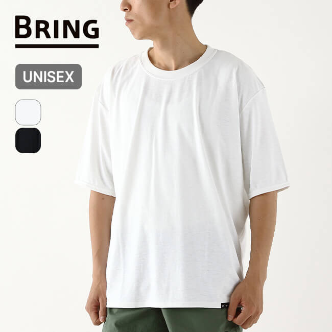 ブリング ドライコットニーオーバーサイズTシャツ BRING DRYCOTTONY over size T-shirt ユニセックス メンズ ウィメンズ レディース BD0131 別注カラー 半袖 Tシャツ トップス クルーネック 速乾 快適 ハイキング 登山 おしゃれ キャンプ アウトドア