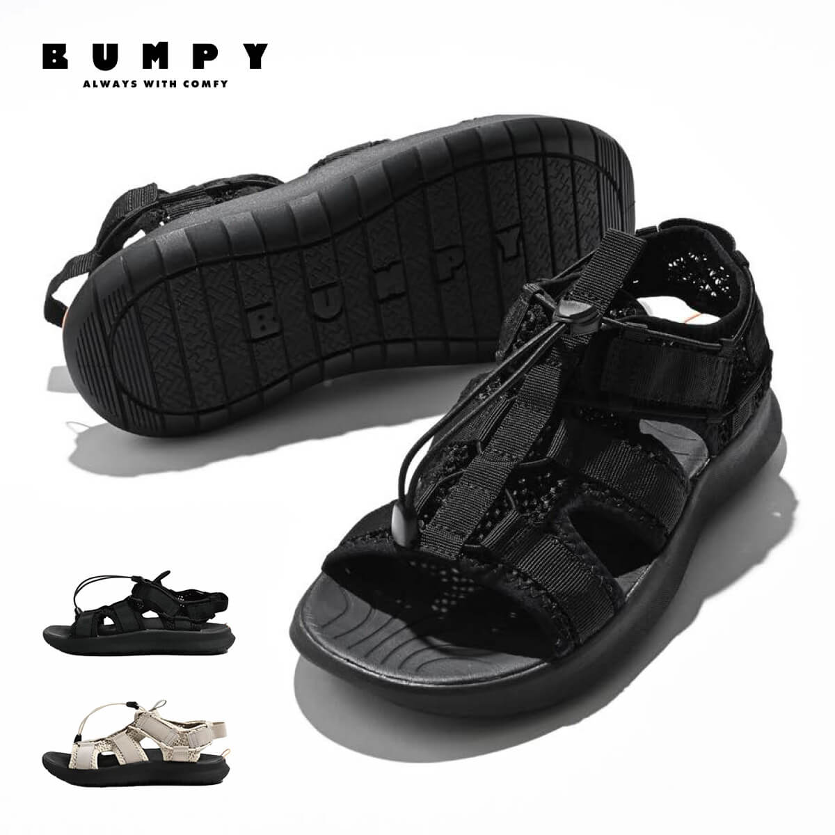 バンピー バンピースポーツ BUMPY SPORTS ユニセックス メンズ ウィメンズ レディース RF0485 リカバリーサンダル パッカブル スリッパ 靴 おしゃれ キャンプ アウトドア