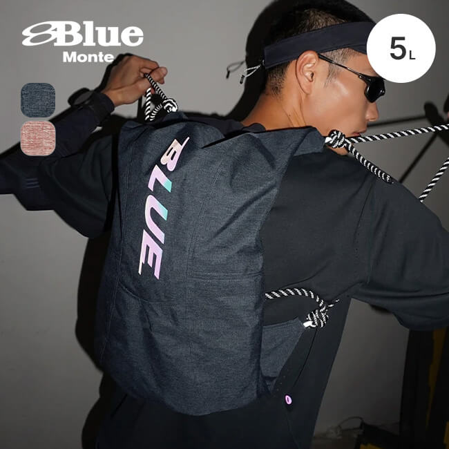 乐天商城 - ブルーモンテ リサイクル素材使用ハイキングリュック BLUE MONTE ユニセックス メンズ ウィメンズ レディース NLBLLBB001 バッグ リュック トラベル フェス トレイル 鞄 おしゃれ キャンプ アウトドア