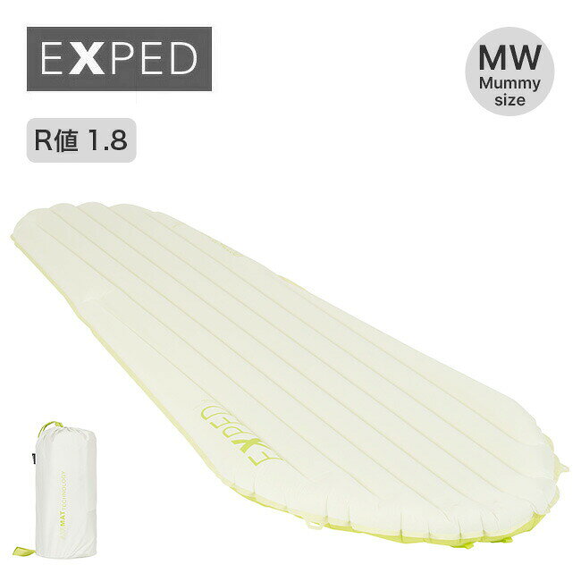 乐天商城 - エクスペド ウルトラ1R MW マミー EXPED Ultra 1R MW Mummy 395746-B11 夏用 エアマット 寝具 コンパクト 軽量 ポンプ付属 トラベル 旅行 災害 車中泊 キャンプ アウトドア