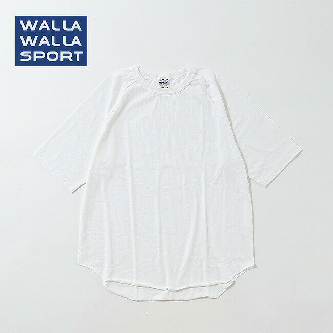 ワラワラスポーツ 1/2ルーズベースボールTEE ユニセックス WALLA WALLA SPORT 1/2 LOOSE BASEBALL TEE メンズ レディース ウィメンズ 030225-SR トップス Tシャツ 半袖 フェス おしゃれ キャンプ アウトドア