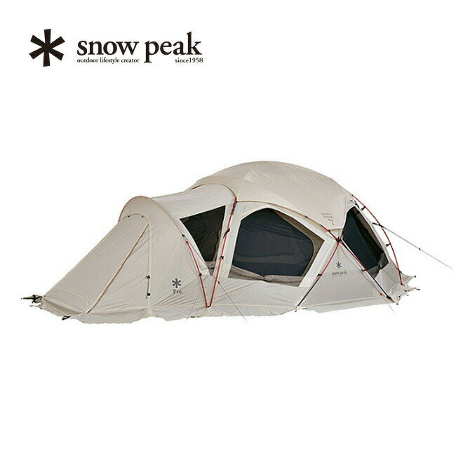 【ラスト1点】スノーピーク ドックドーム Pro.6 アイボリー snow peak Dock Dome Pro.6 Ivory SD-507IV テント ドーム キャンプ 宿泊 アウトドア 6人用 ファミリー グループ グランピング ルーフシート UVカット