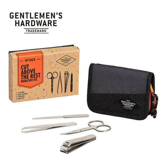 ジェントルマンハードウェア マニキュアキット Gentlemen's Hardware Manicure Kit GEN365 爪切り ピンセット キャンプ アウトドア フェス ギフト