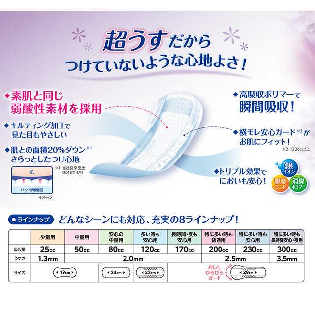 サンドラッグe-shopのリフレ 超うす安心パッド 200cc 28枚｜アングル2