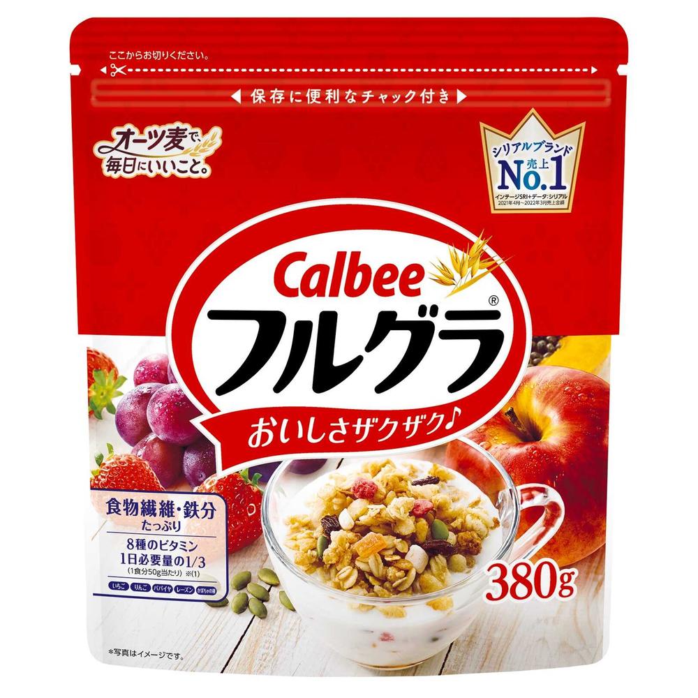 ◆カルビー フルグラ 380G【8個セット】