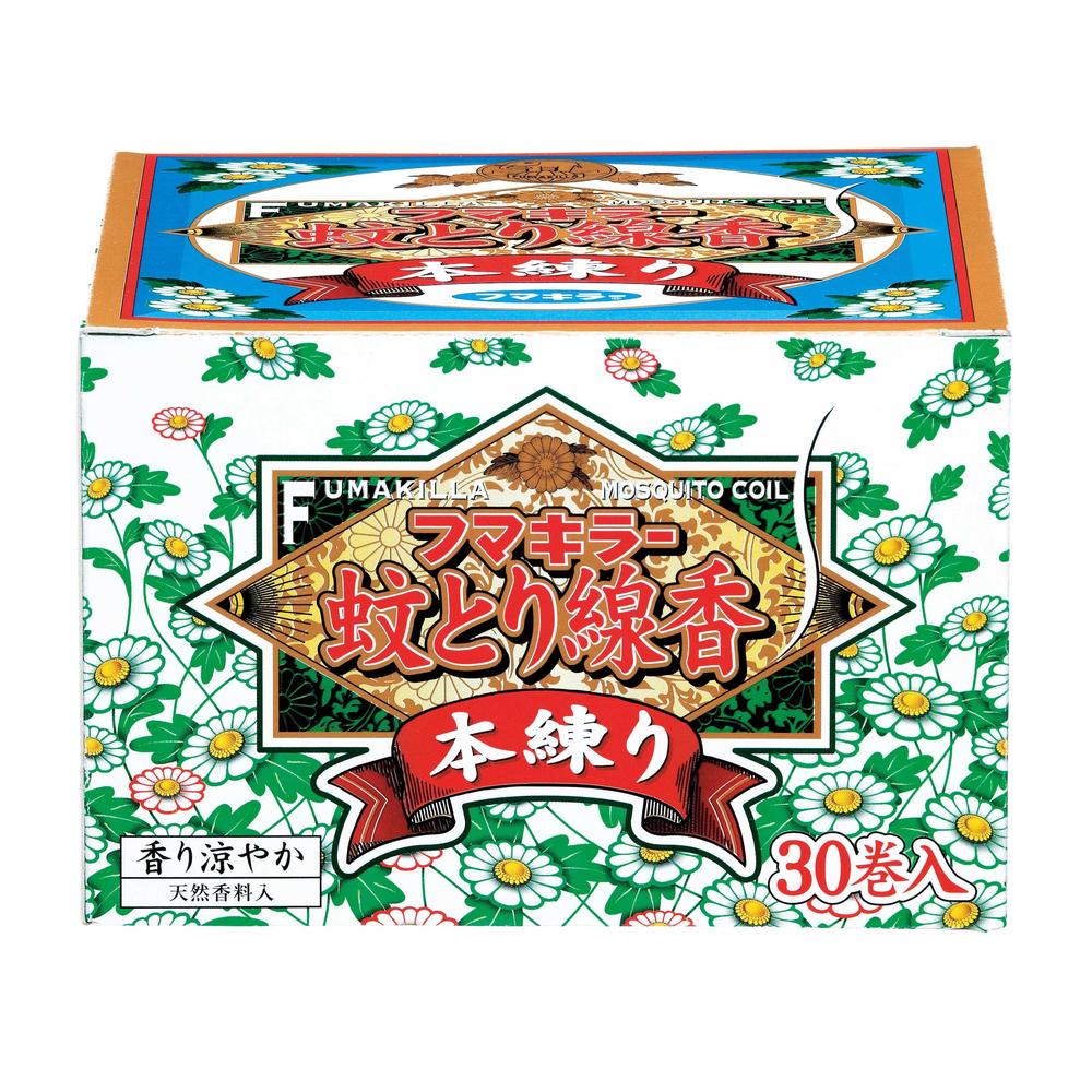 【防除用医薬部外品】フマキラー 蚊とり線香 本練り 30巻入