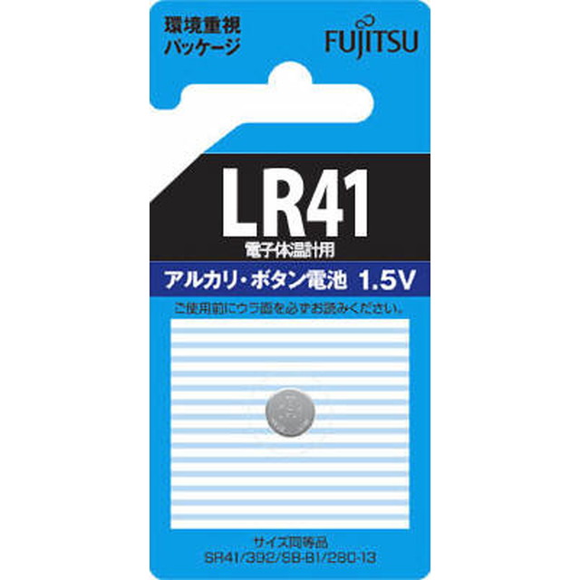 FUJITSU アルカリボタン電池 LR41C（B）