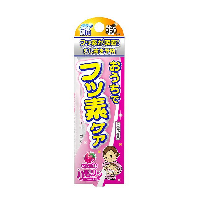 丹平製薬 ハモリンフッ素ケアいちご味 30g