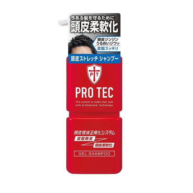 ライオン PROTEC(プロテク) 頭皮ストレッチシャンプー ポンプ 300g