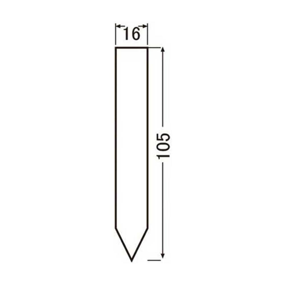大和プラ販 F−4　たんざく ホワイト 10.5cm