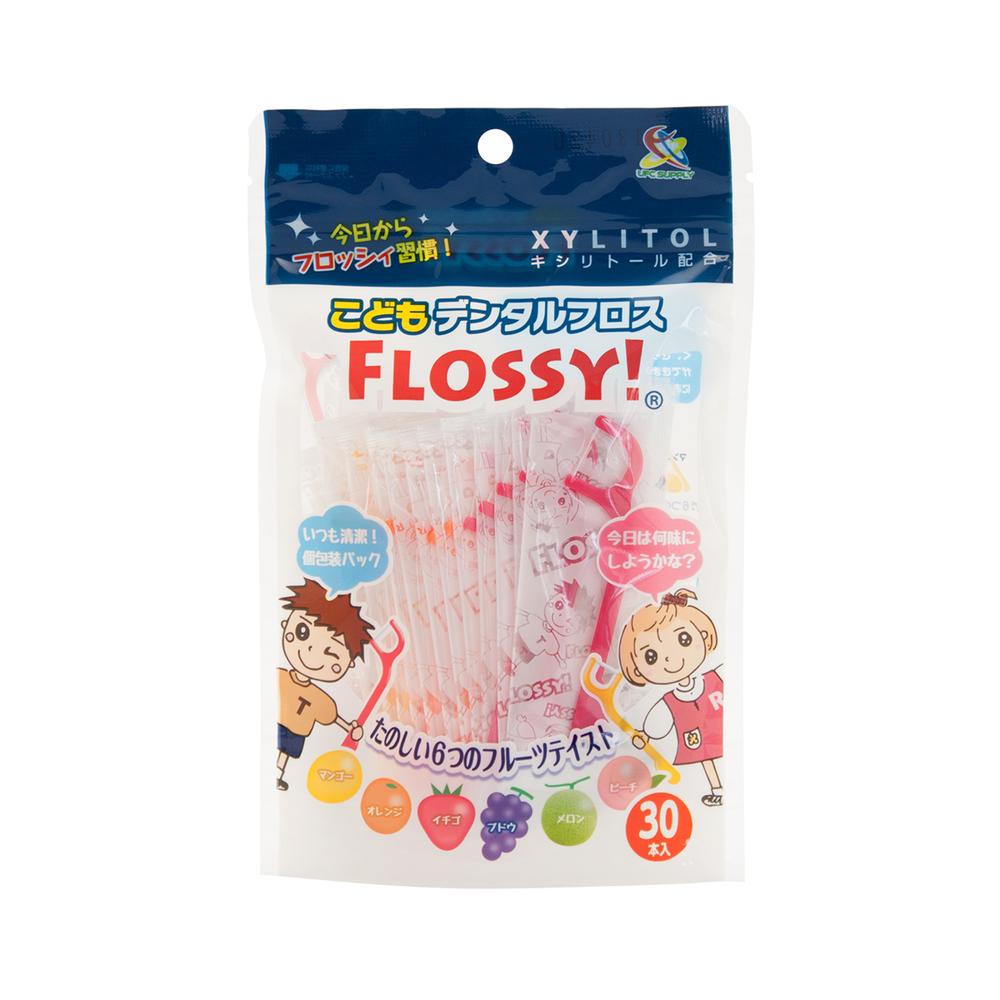 UFCサプライフロッシィこどもデンタルフロス 30本のサムネイル